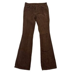 Women’s Brown Boot Cut Corduroy Pants